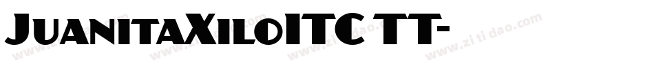 JuanitaXiloITC TT字体转换
